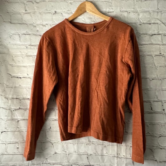 NWT Earth Creations Hemp & Cotton Long Sleeve T-size Large - Picture 1 of 7